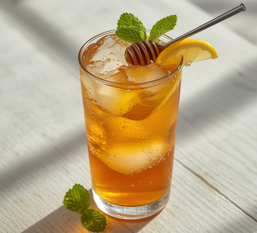 Mrożona herbata Earl Grey Leo Tea z cytryną i miodem-idealna na upalne lato